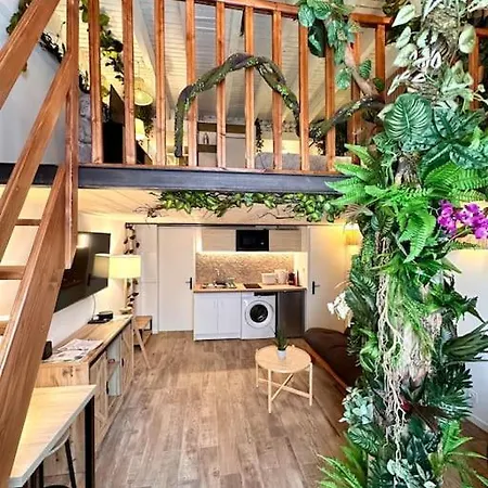 Jungle Avec Jaccuzi Au Coeur De شقة نيس