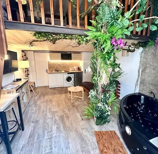 Jungle Avec Jaccuzi Au Coeur De דירה